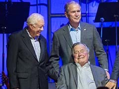 Former United States Presidents Take Stage At Hurricane Benefit Concert