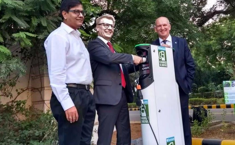 Fortum has installed one 22KW AC charger on pilot basis in New Moti Bagh Colony maintained by NBCC, which shall be operated using Fortum's cloud based system.