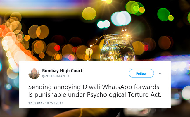 On Diwali, 10 Witty Tweets Celebrating The Festival Of Lights