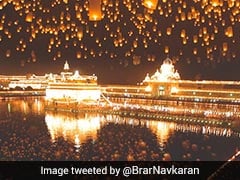 Many Shared This Pic Of Golden Temple On Diwali. It's Photoshopped