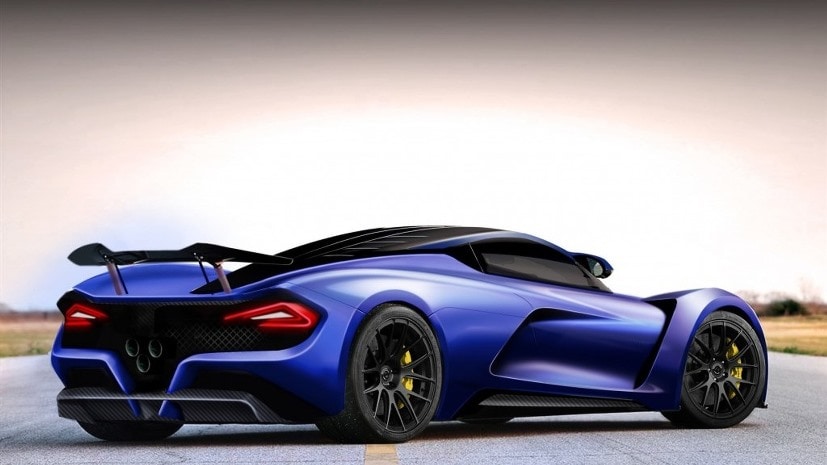 hennessey venom f5 rear