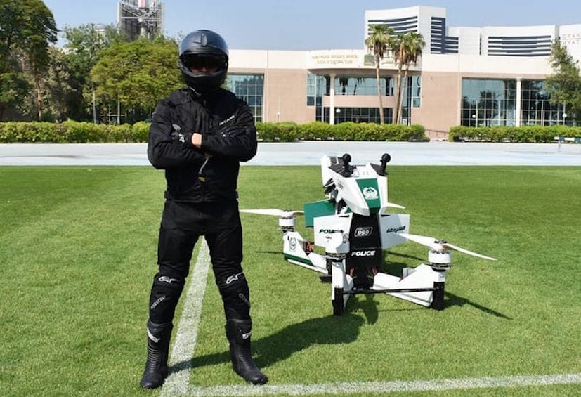 hoverbikes dubai police