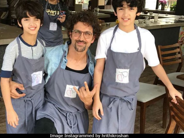 Inside Hrithik Roshan, Sussanne Khan's 'Well Spent' Sunday With Hrehaan And Hridhaan