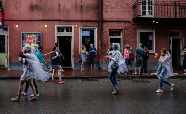 Tropical Storm Nate Lashes US Gulf Coast