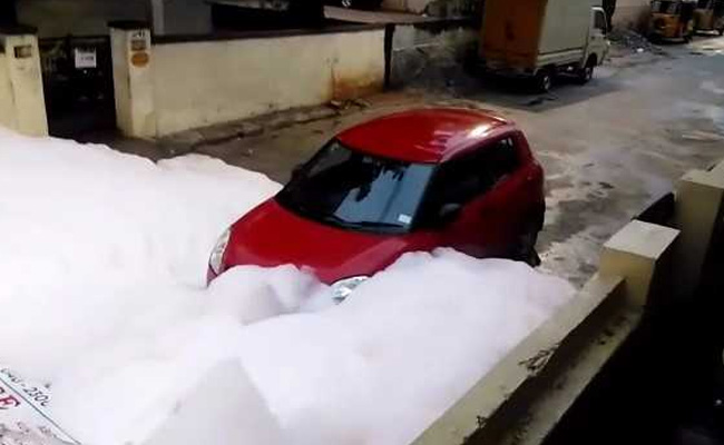 Now, Lake Froth On Hyderabad Streets After 5-Hour Rain