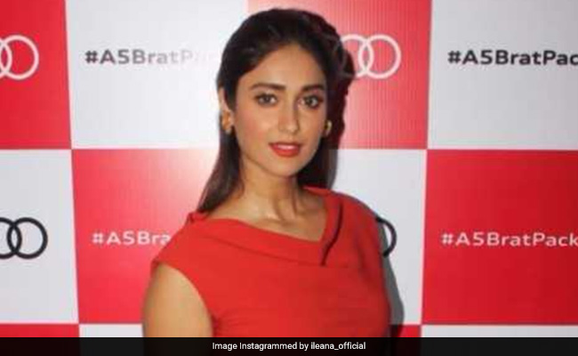 Try Ileana D'Cruz's Slick Hair & Red Lips Look For Yourself