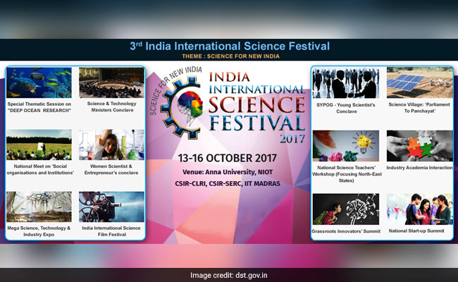 3rd India International Science Fest To Open In Chennai On October 13