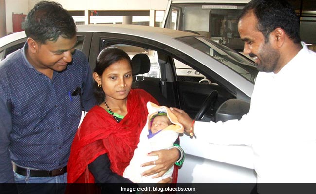 Woman Delivers In Ola Cab Enroute To Hospital, Gets Free Rides For 5 Years
