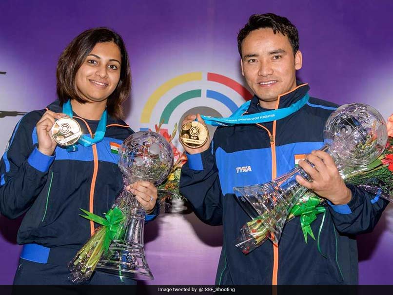 ISSF World Cup Final: Jitu Rai, Heena Sidhu Win Gold In Air Pistol Mixed Team Event