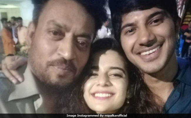 Dulquer Salmaan, Irrfan Khan And Mithila Palkar Wrap <i>Karwaan</i>. See Pic