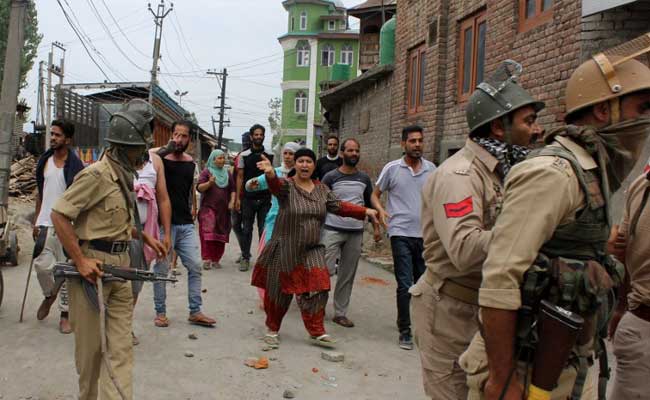 kashmir protest after burhan wani death ndtv