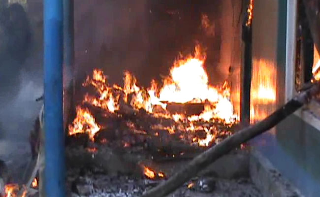 Day After Murder Of Sarpanch In Kashmir, Mob Sets His House On Fire