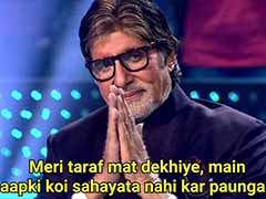 The Top 10 Funniest Amitabh Bachchan-KBC Memes On The Internet Right Now