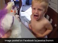 Mum Pranks Son With Cute-Cum-Scary Toy. His Reaction Has 39 Million Views