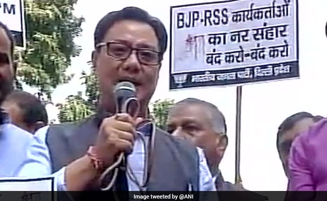 BJP Is Fighting The Left Through 'Democratic Means': Union Minister Kiren Rijiju