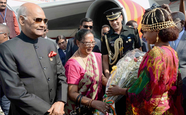 President Ram Nath Kovind In Djibouti On First Overseas Visit