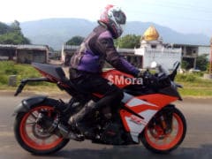 KTM RC 250 Spotted Testing