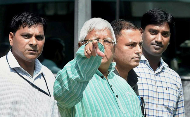 Lalu Yadav Questioned For 7 Hours By CBI In Hotels-For-Land Scam