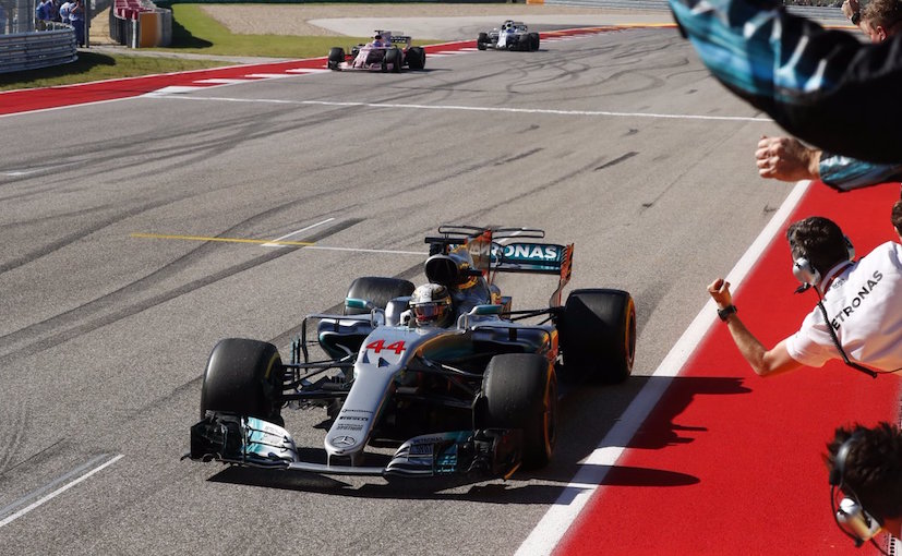 F1 2017: Hamilton Wins US GP As Mercedes Wins Constructors Championship; Ferraris On Podium