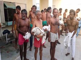 Farmers Allegedly Forced By Cops To Strip After Protest In Madhya Pradesh Farmers Allegedly Forced By Cops To Strip After Protest In Madhya Pradesh