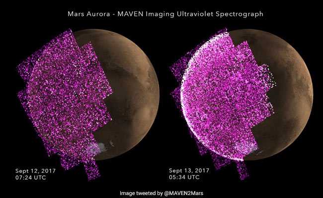 'Like A Light Bulb': Strong Solar Storm Sparks Global Aurora On Mars