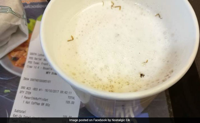 Eeks! Customer Finds Cockroach Legs In McDonald's Coffee