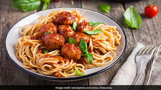 Spaghetti Meatballs Recipe Ndtv Food