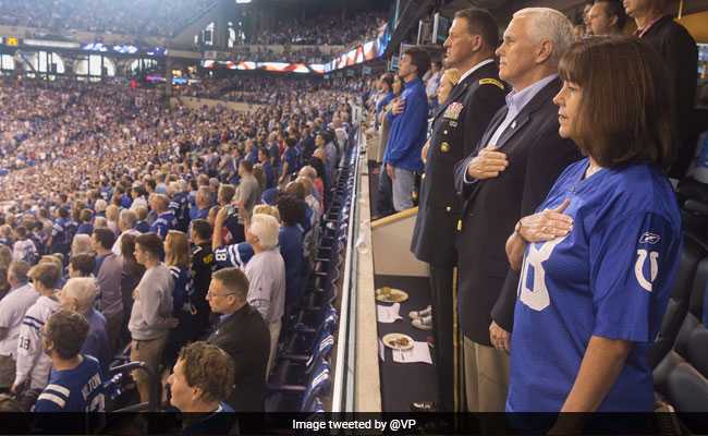 Mike Pence Leaves NFL Game After Players Kneel In Protest During National Anthem