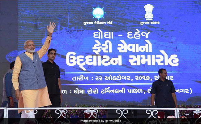 PM Narendra Modi In Gujarat Highlights: After Ro-Ro Ferry Launch, Prime Minister Seeks 'Blue Economy' Boost