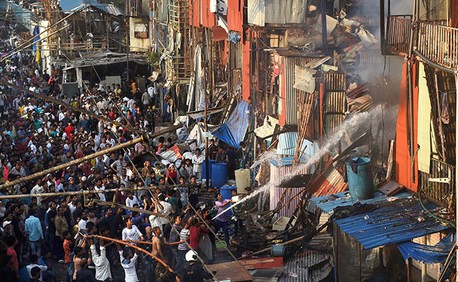After Fire At Mumbai Slum, Thousands Left Homeless