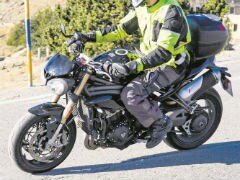 New-Gen Triumph Speed Triple Spotted Testing
