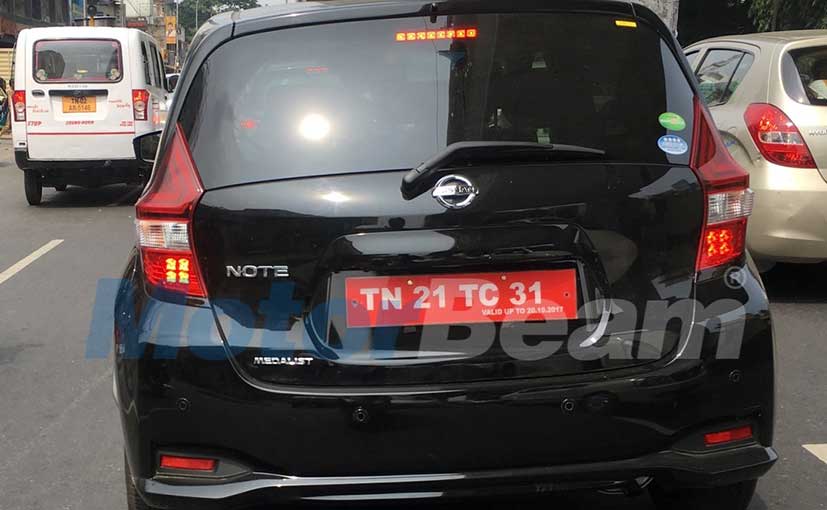 Nissan Note Spotted Testing In India