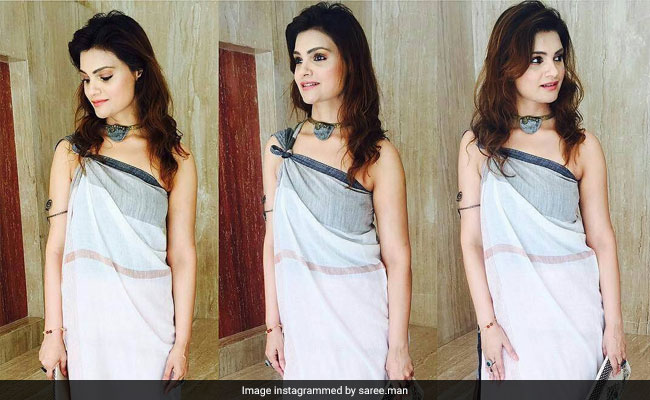 This Instagram Account Has 10 Ways To Wear A Saree Without A Blouse