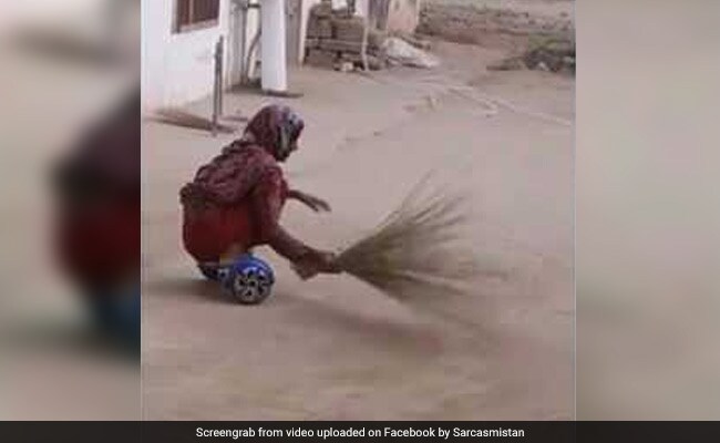 This Video Of Pak Woman Sweeping Her Floor Has Gone Viral