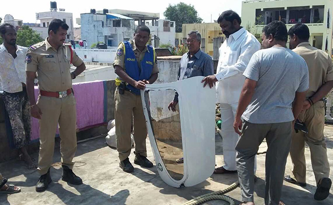 Plane Door Falls On Telangana Home, Man On Roof Saved By Lunch Break