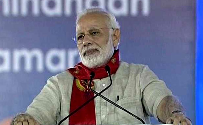 In Gujarat, PM Modi Takes A Swipe At Critics of Bullet Train