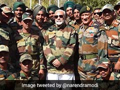 PM Modi Celebrates Diwali With Soldiers - 'His Family' - In Kashmir