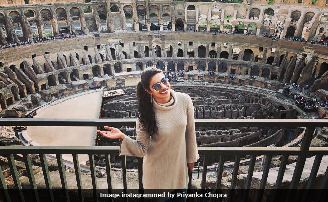 Priyanka Chopra, A Tourist In Rome