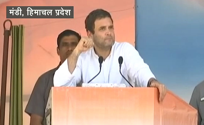 हिमाचल में चुनावी बिगुल: राहुल गांधी ने केंद्र को रोजगार और किसानों के मुद्दे पर घेरा  हिमाचल में चुनावी बिगुल: राहुल गांधी ने केंद्र को रोजगार और किसानों के मुद्दे पर घेरा