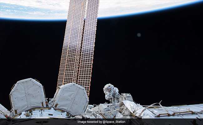 US Spacewalkers Install 'New Eyes' At Space Station