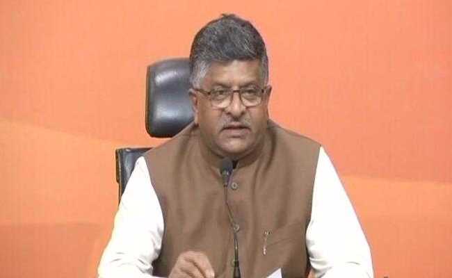 Manmohan Singh Reading Scripts Written By Others: Ravi Shankar Prasad