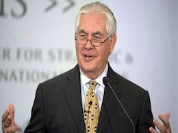 US Secretary Of State Rex Tillerson Arrives In Delhi On Maiden India Visit US Secretary Of State Rex Tillerson Arrives In Delhi On Maiden India Visit