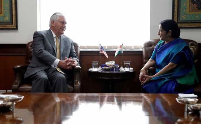 Protect India's Interests In H-1B Visa Issue, Sushma Swaraj Tells Rex Tillerson