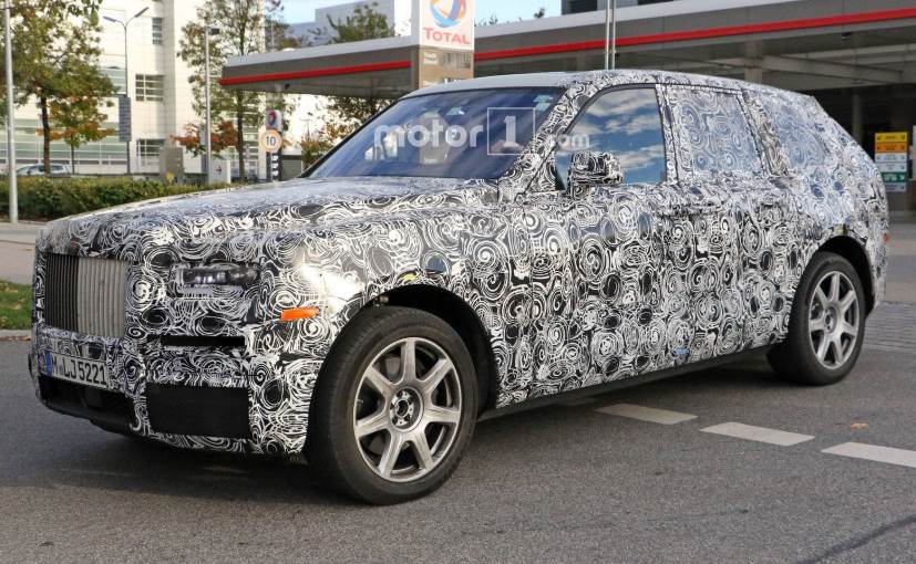 Rolls-Royce Cullinan SUV Spotted Testing; Interior Uncovered