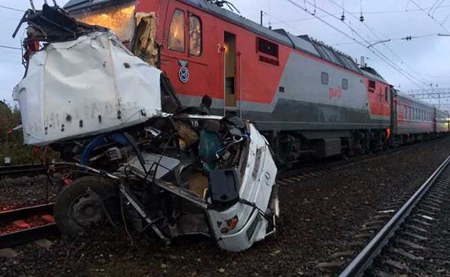 At Least 19 People Dead As Train Slams Into Passenger Bus In Russia