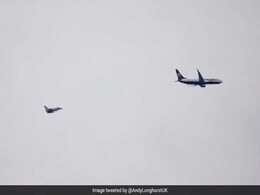 Sonic Boom As UK Fighter Jets Escorted Plane Approaching London Sonic Boom As UK Fighter Jets Escorted Plane Approaching London