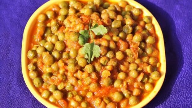 sabut matar ki sabji recipe