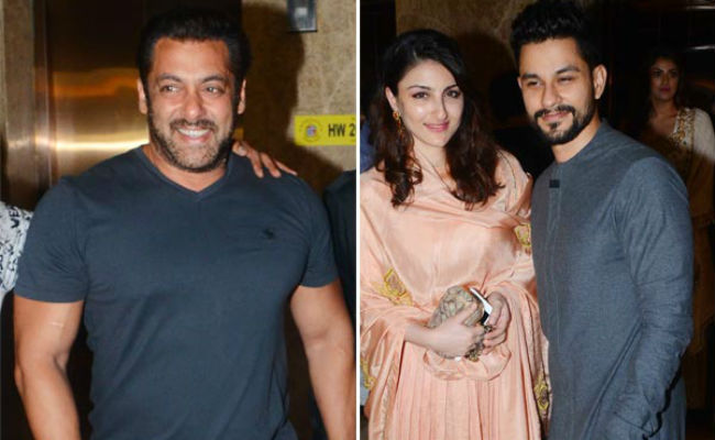 Salman Khan At A-List Diwali Party. New Mom Soha Ali Khan Also Attends