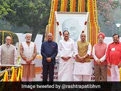 President Ram Nath Kovind And Vice President M Venkaiah Naidu Pay Tributes To Sardar Patel