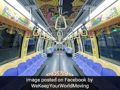 Singapore's Diwali-Themed Trains Are Nothing Short Of Spectacular